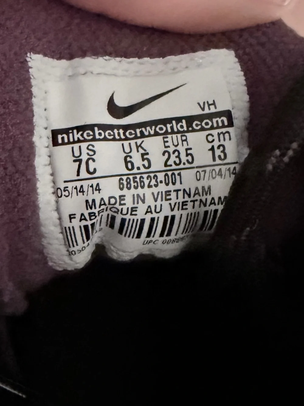 Nike Dual‎ Fusion H2O Repel Toddler Sneakers Boots 7C baby toddler Black Gray